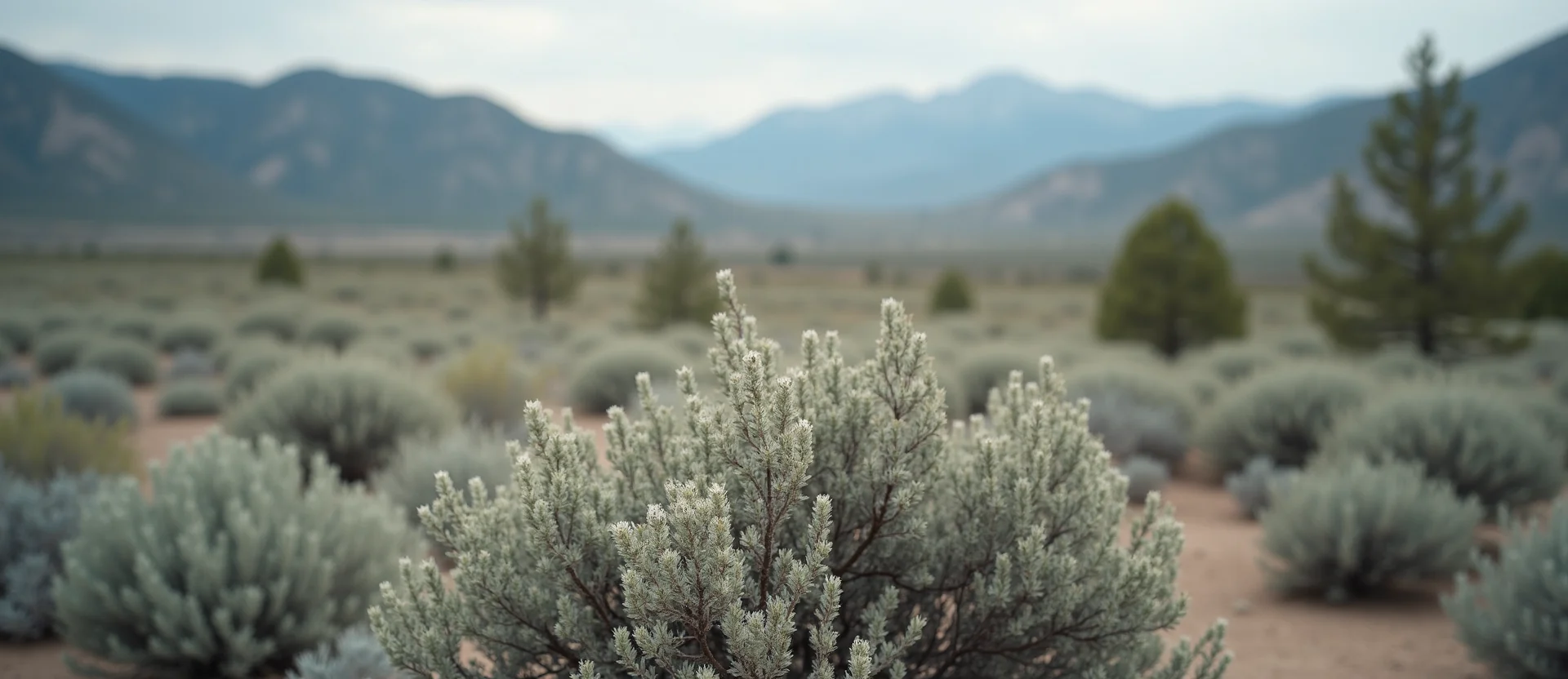 Symbolizing Identity/Local: A local Sierra Juniper High Desert vista. - AI Generated