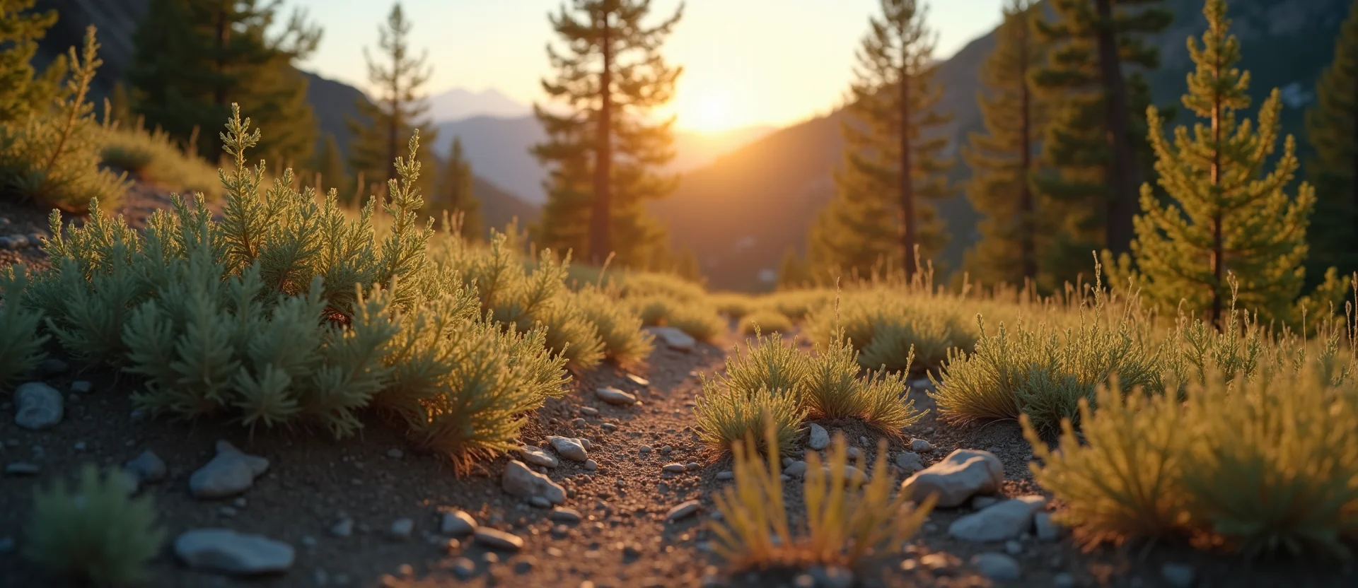 Symbolizing Identity/Local: A local Rabbitbrush Mt. Rose foothills. - AI Generated