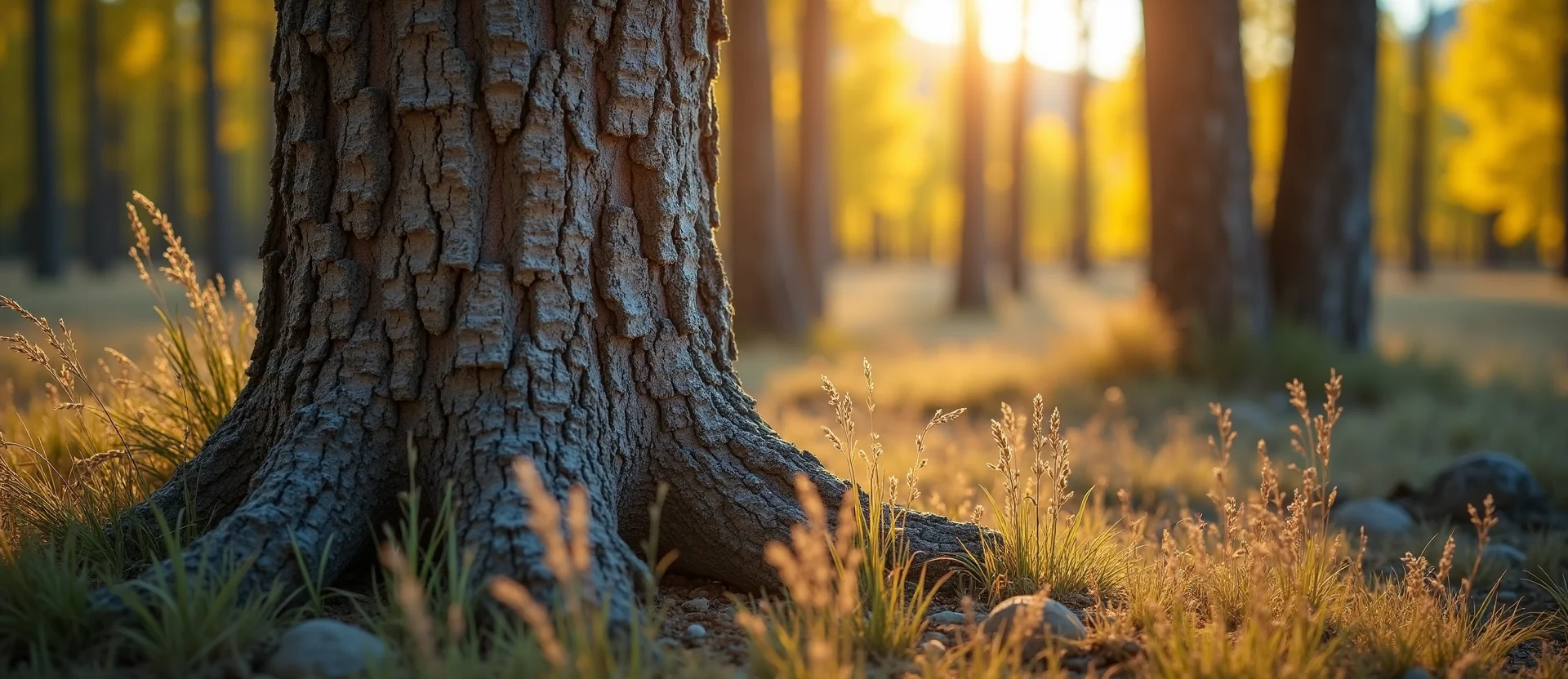 Symbolizing Growth/Resilience: A local Desert Peach thriving aspen grove. - AI Generated
