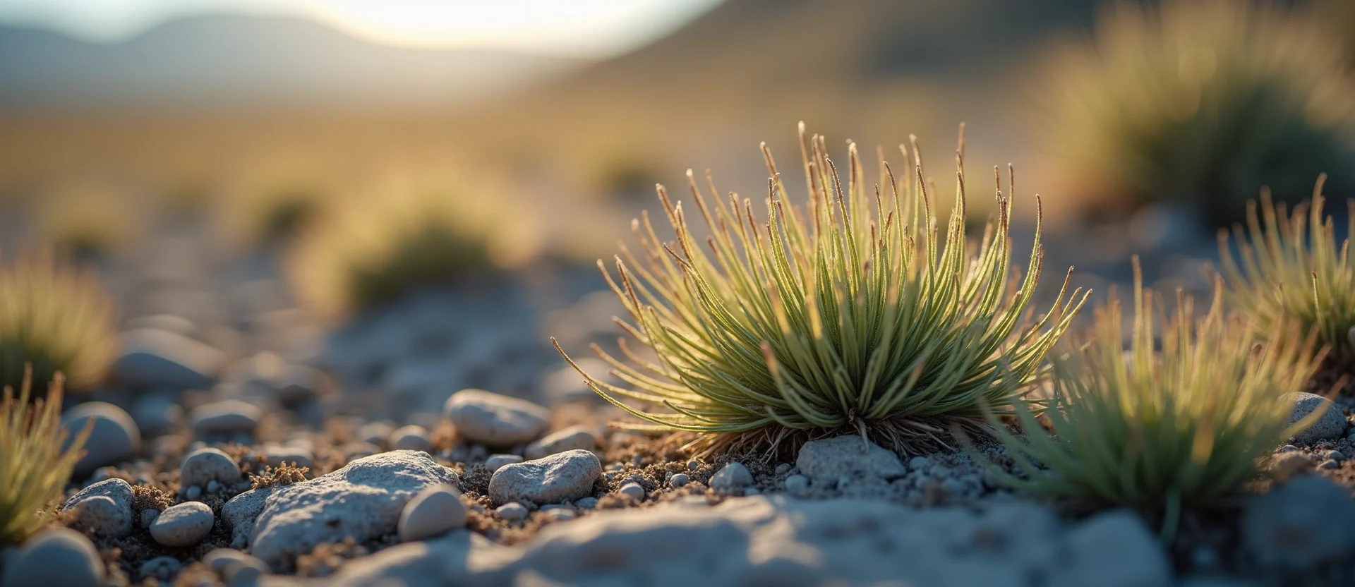 Symbolizing Seed/New Beginning: A local Indian Paintbrush sprouting sagebrush seedling. - AI Generated