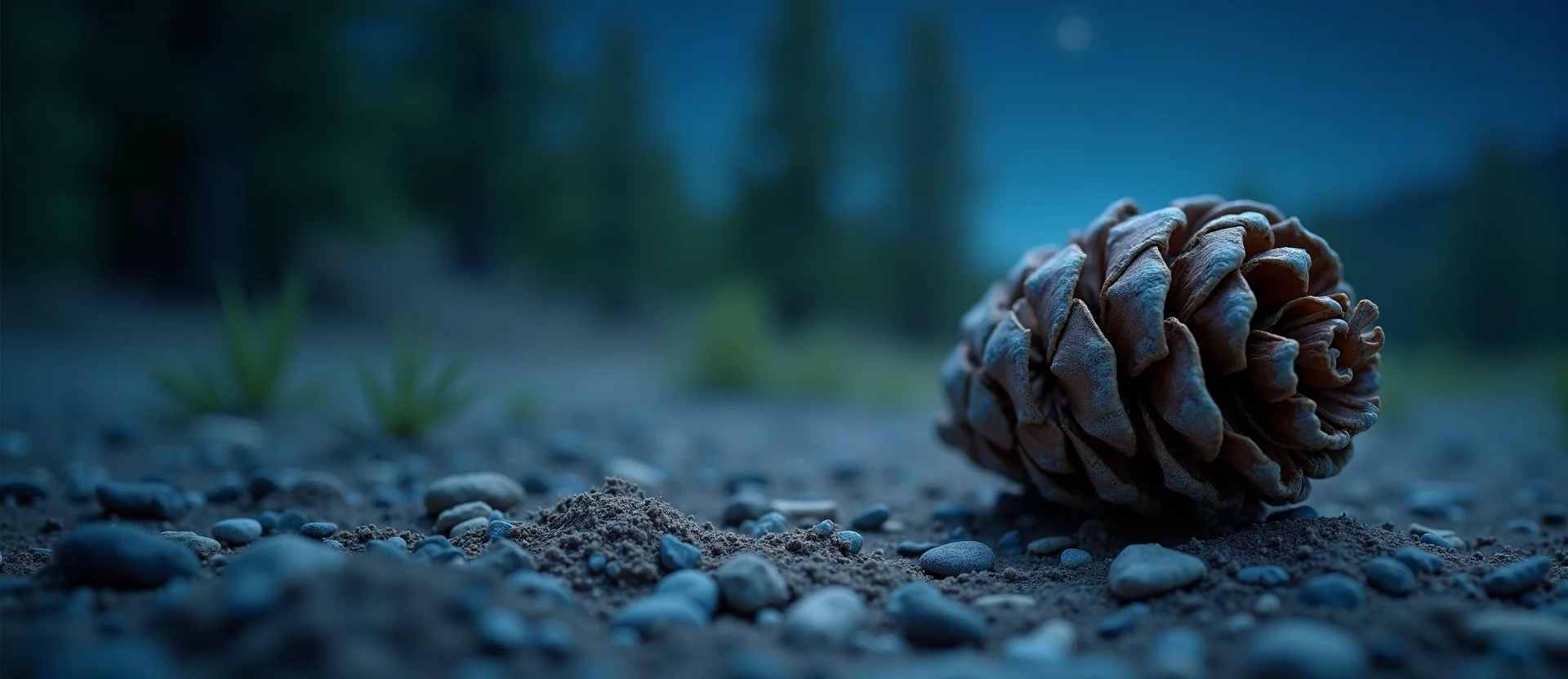 Symbolizing Seed/New Beginning: A local Quaking Aspen opening pine cone. - AI Generated