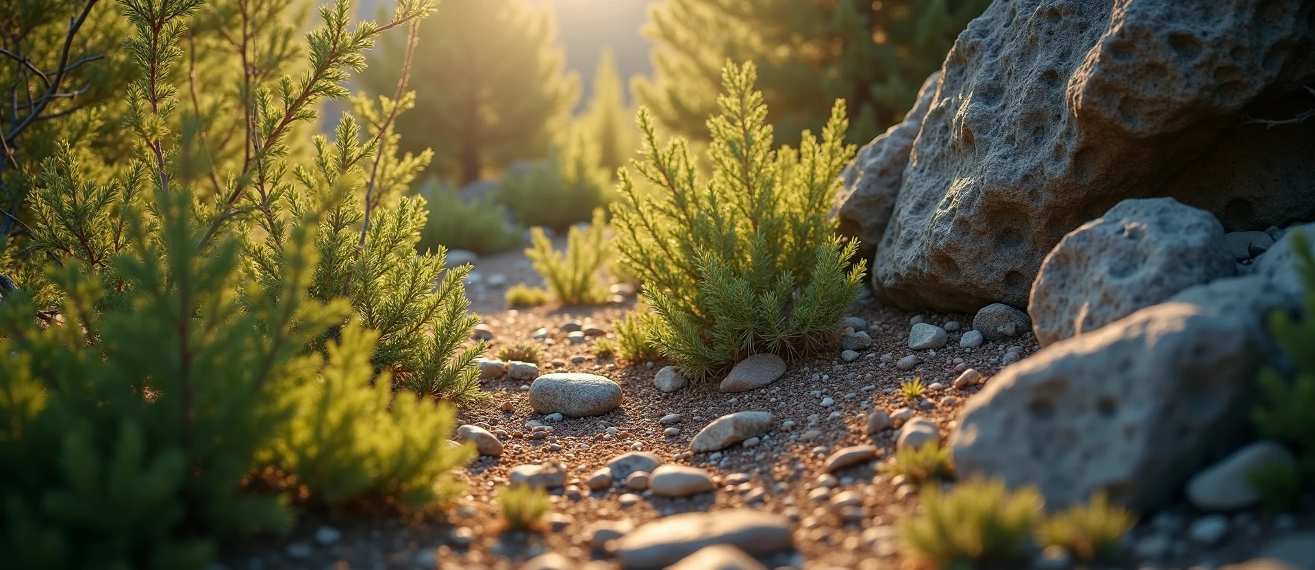 Symbolizing Growth/Resilience: A local Manzanita thriving aspen grove. - AI Generated