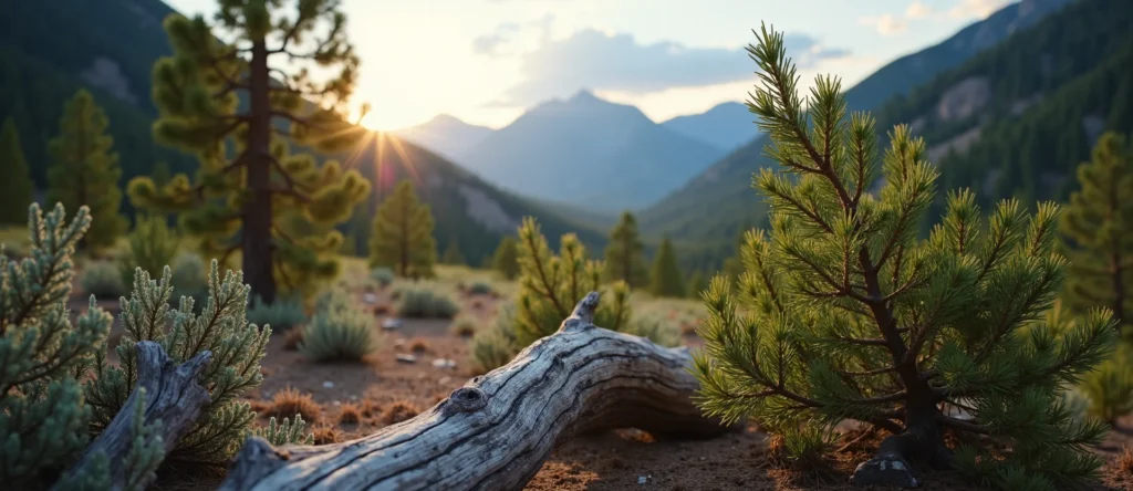 Symbolizing Growth/Resilience: A local Quaking Aspen gnarled juniper roots. - AI Generated