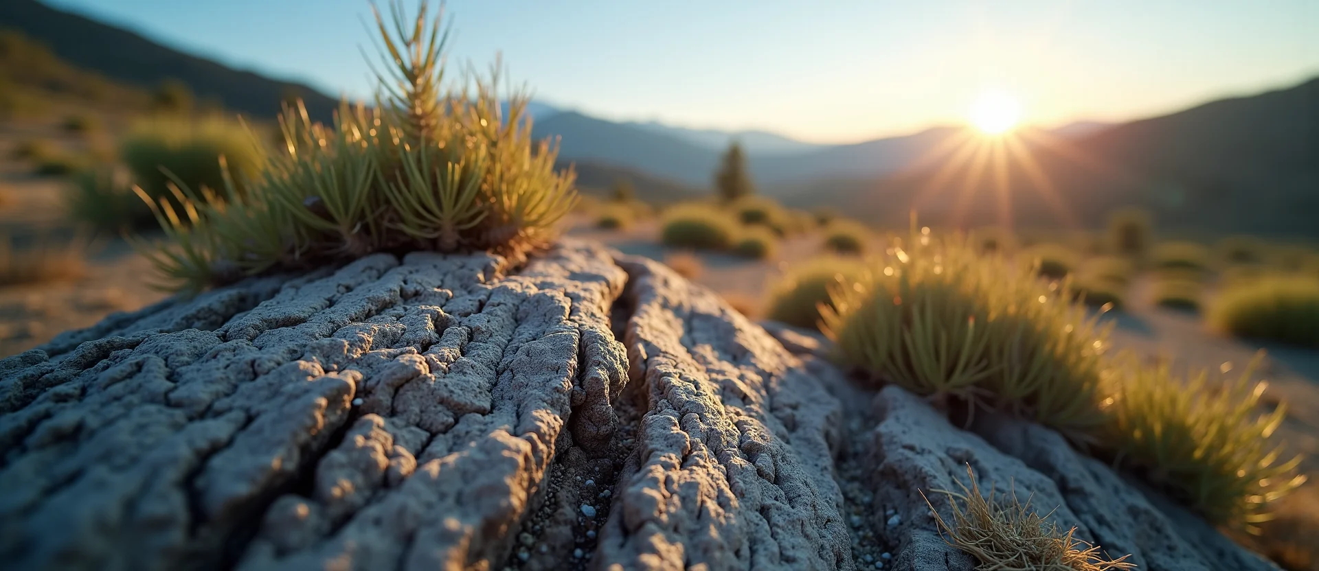 Symbolizing Identity/Local: A local Bitterbrush Mt. Rose foothills. - AI Generated