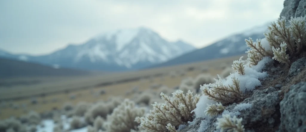 Symbolizing Identity/Local: A local Sagebrush (Artemisia tridentata) Sierra Nevada skyline. - AI Generated