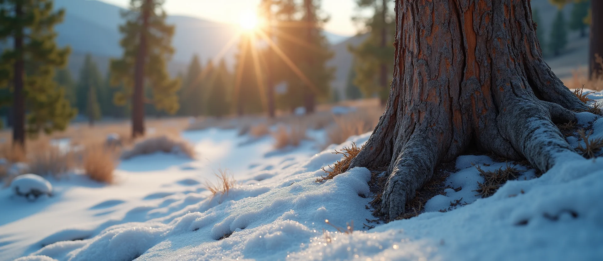 Symbolizing Growth/Resilience: A local Quaking Aspen sturdy weathered tree trunk. - AI Generated
