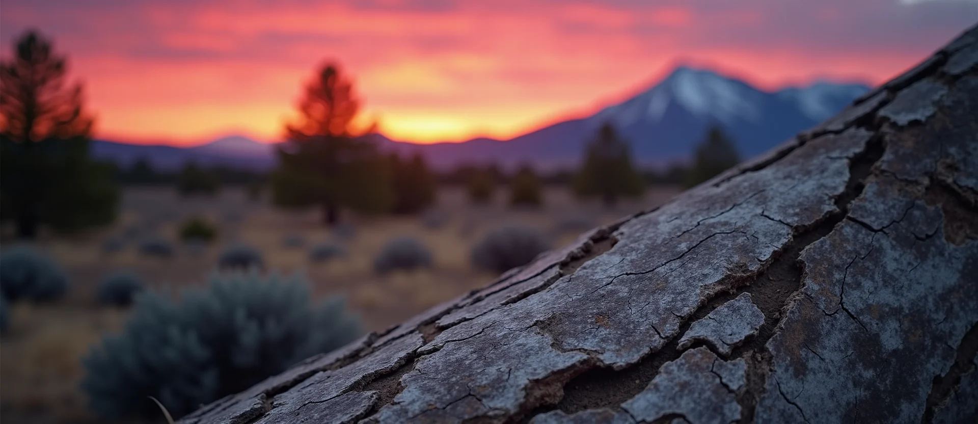 Symbolizing Growth/Resilience: A local Manzanita sturdy weathered tree trunk. - AI Generated