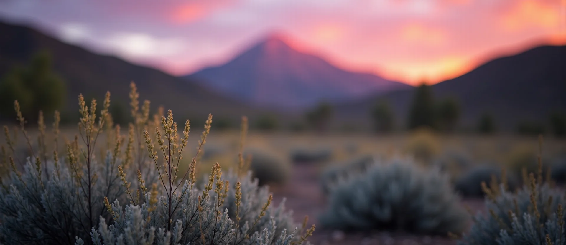 Symbolizing Identity/Local: A local Bitterbrush Mt. Rose foothills. - AI Generated