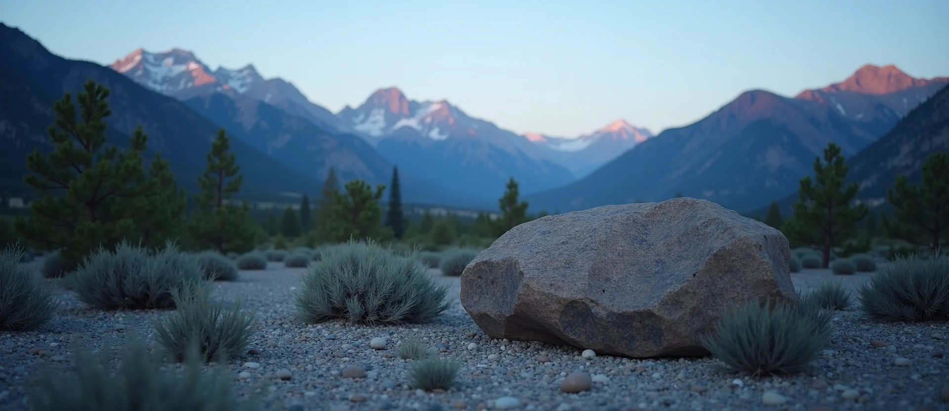 Symbolizing Stability/Peak: A local Sierra Juniper unshakable boulder. - AI Generated