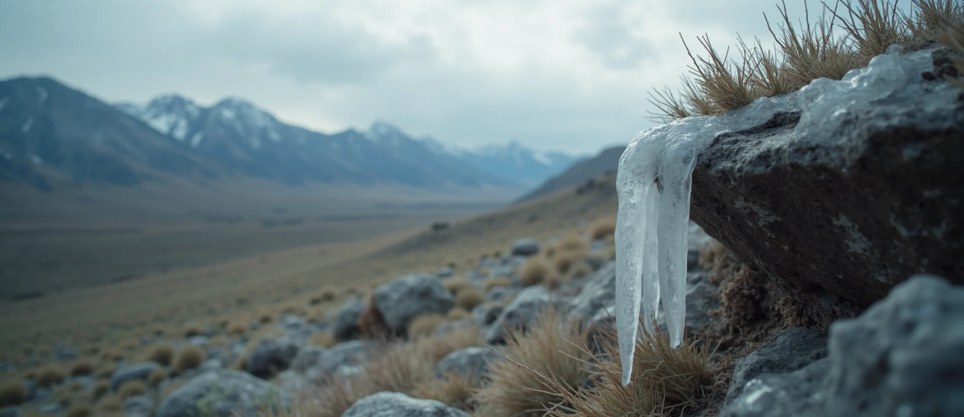 Symbolizing Stability/Peak: A local Rabbitbrush distant Sierra horizon. - AI Generated