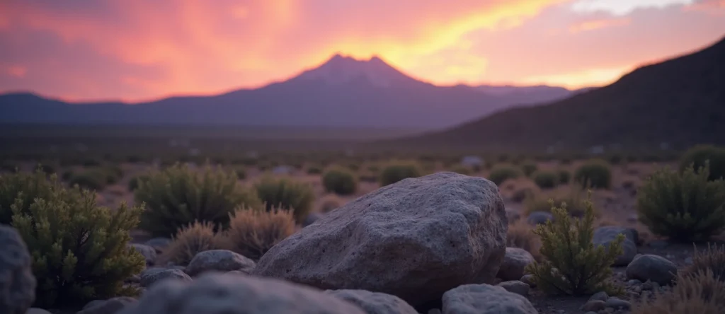Symbolizing Identity/Local: A local Sierra Juniper High Desert vista. - AI Generated