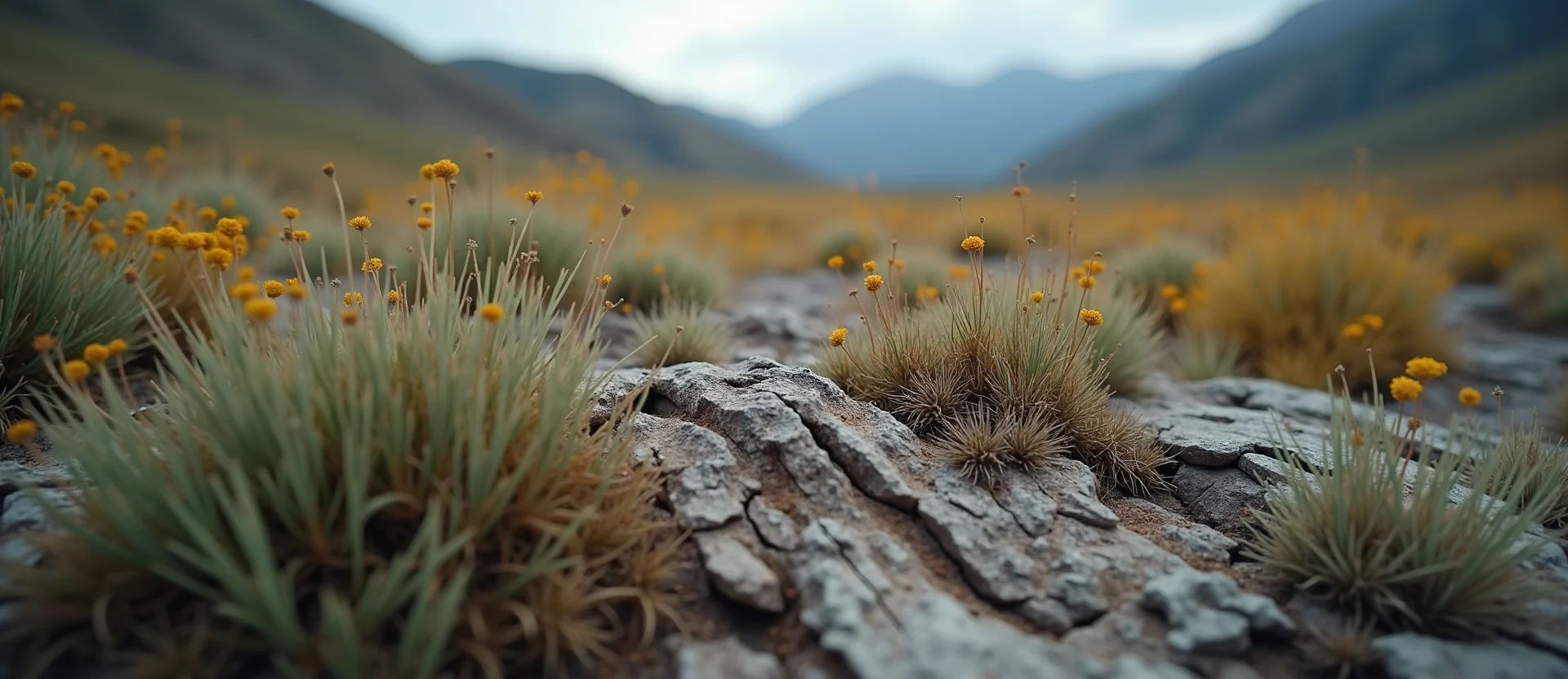 Symbolizing Identity/Local: A local Indian Paintbrush High Desert vista. - AI Generated