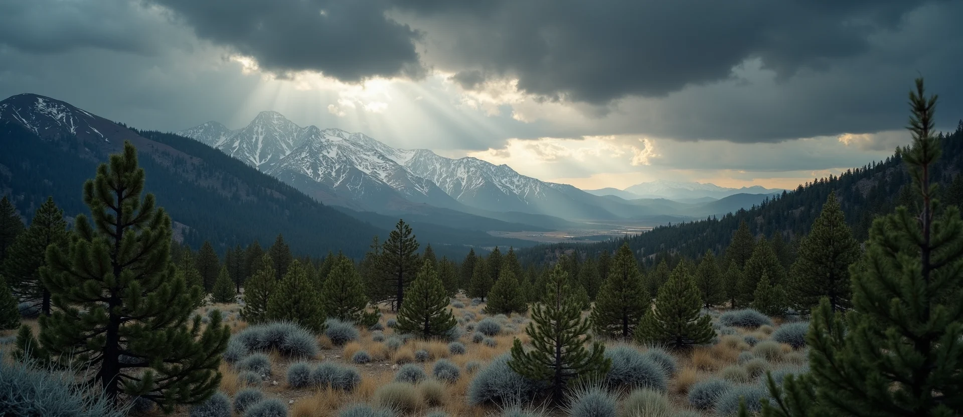 Symbolizing Identity/Local: A local Sierra Juniper Peavine Mountain silhouette. - AI Generated