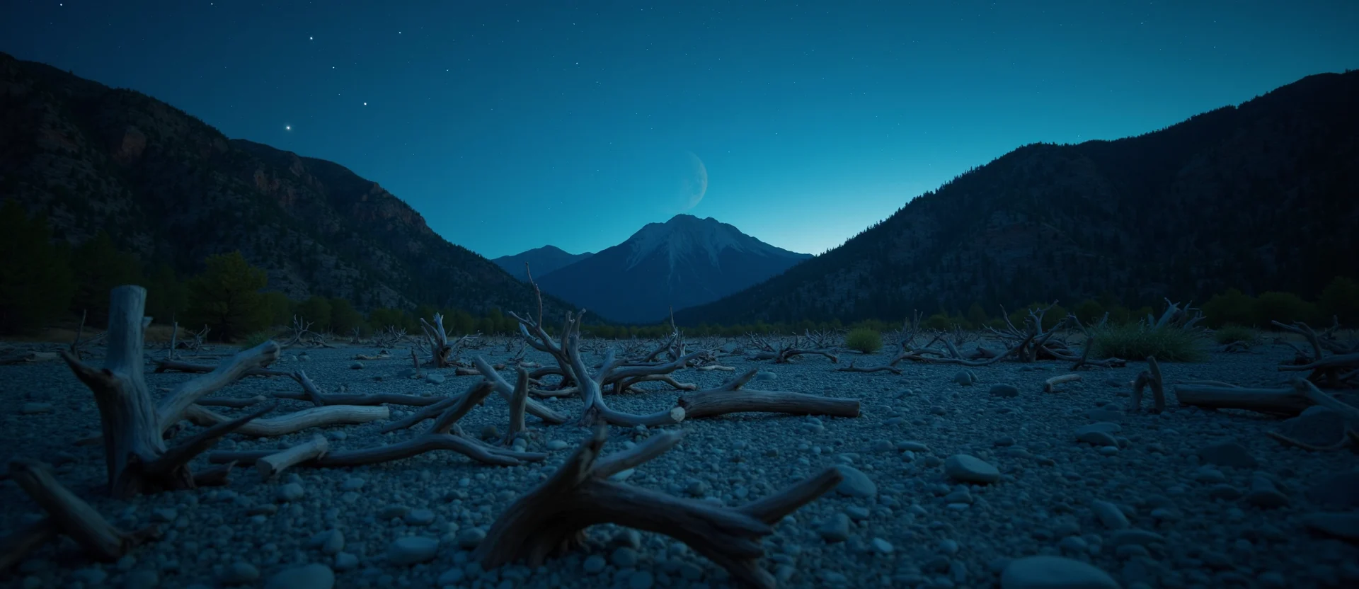 Symbolizing Identity/Local: A local Sierra Juniper Peavine Mountain silhouette. - AI Generated