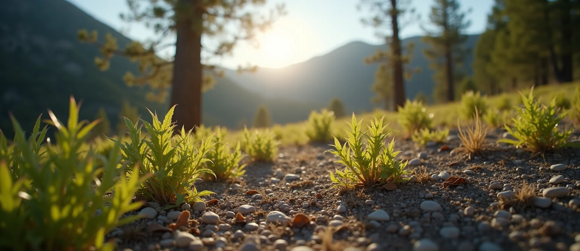 Symbolizing Identity/Local: A local Manzanita Washoe Valley floor. - AI Generated