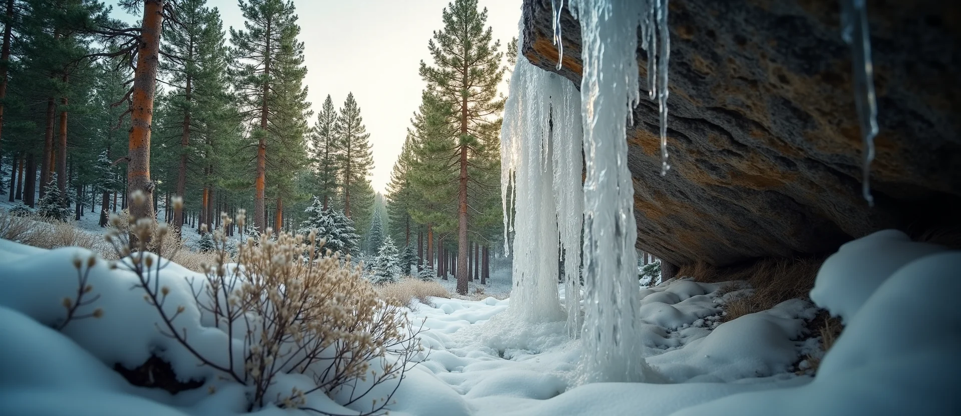 Symbolizing Growth/Resilience: A local Ponderosa Pine thriving aspen grove. - AI Generated