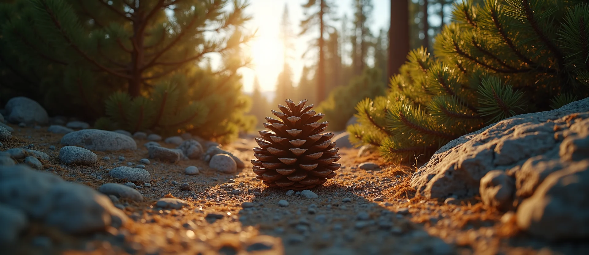 Symbolizing Seed/New Beginning: A local Mountain Mahogany opening pine cone. - AI Generated