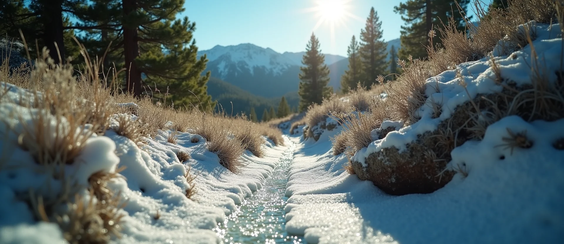 Symbolizing Identity/Local: A local Mountain Mahogany Washoe Valley floor. - AI Generated
