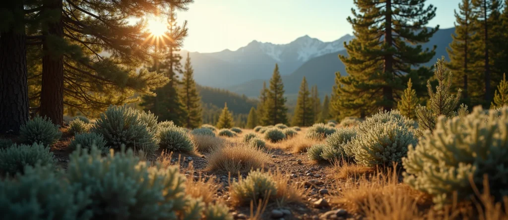 Symbolizing Identity/Local: A local Sagebrush (Artemisia tridentata) Washoe Valley floor. - AI Generated