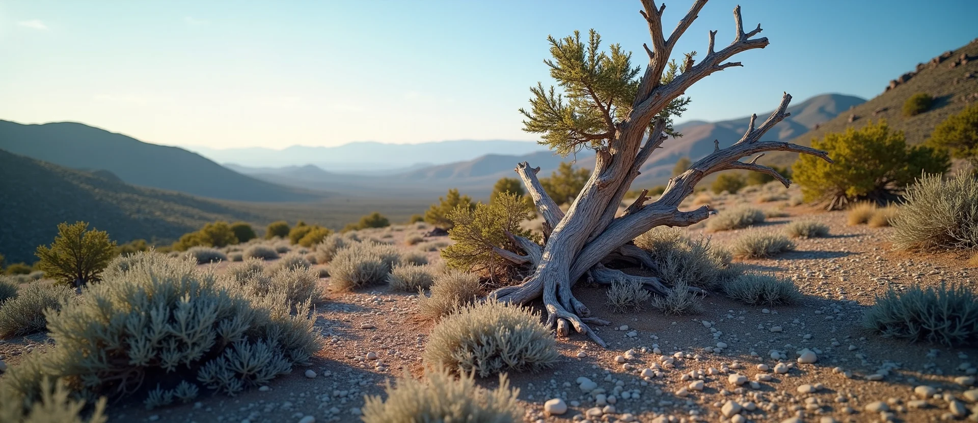 Symbolizing Growth/Resilience: A local Mountain Mahogany gnarled juniper roots. - AI Generated