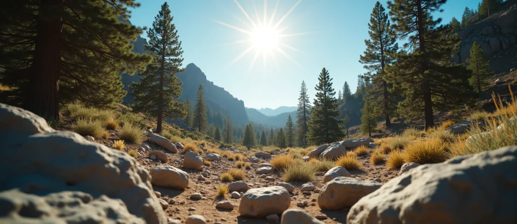 Symbolizing Identity/Local: A local Mountain Mahogany Washoe Valley floor. - AI Generated