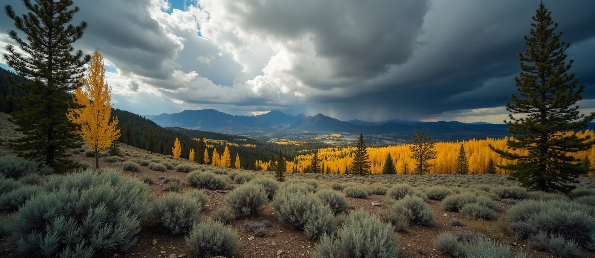 Symbolizing Identity/Local: A local Sierra Juniper Mt. Rose foothills. - AI Generated