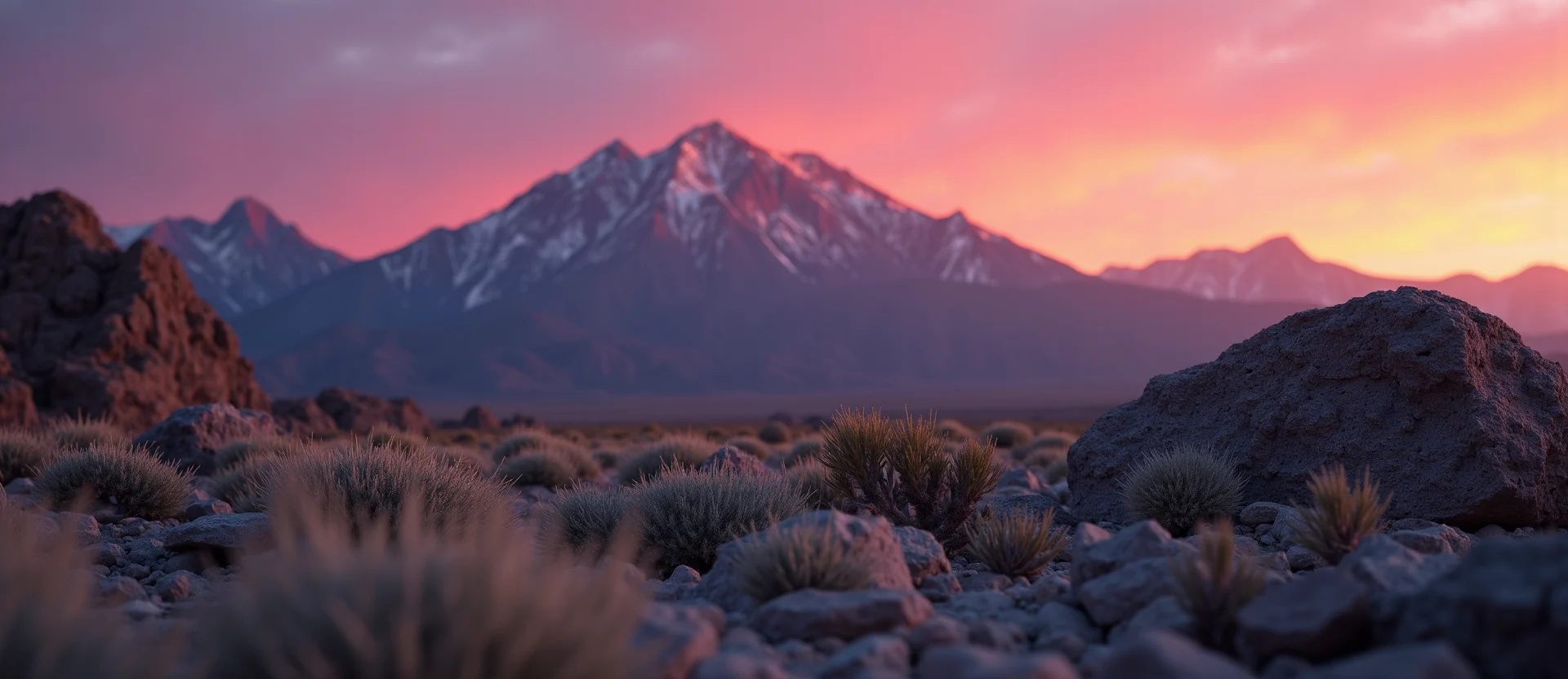Symbolizing Identity/Local: A local Desert Peach Peavine Mountain silhouette. - AI Generated