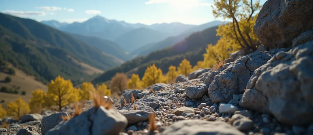 Symbolizing Identity/Local: A local Quaking Aspen Sierra Nevada skyline. - AI Generated