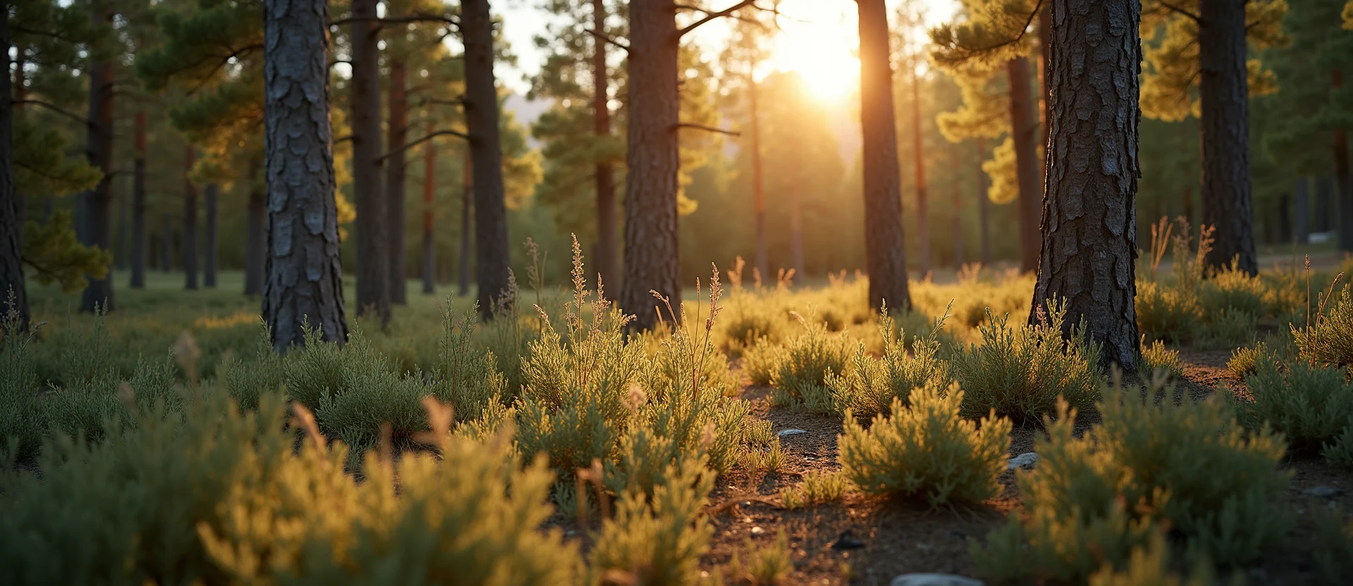 Symbolizing Growth/Resilience: A local Sagebrush (Artemisia tridentata) thriving aspen grove. - AI Generated