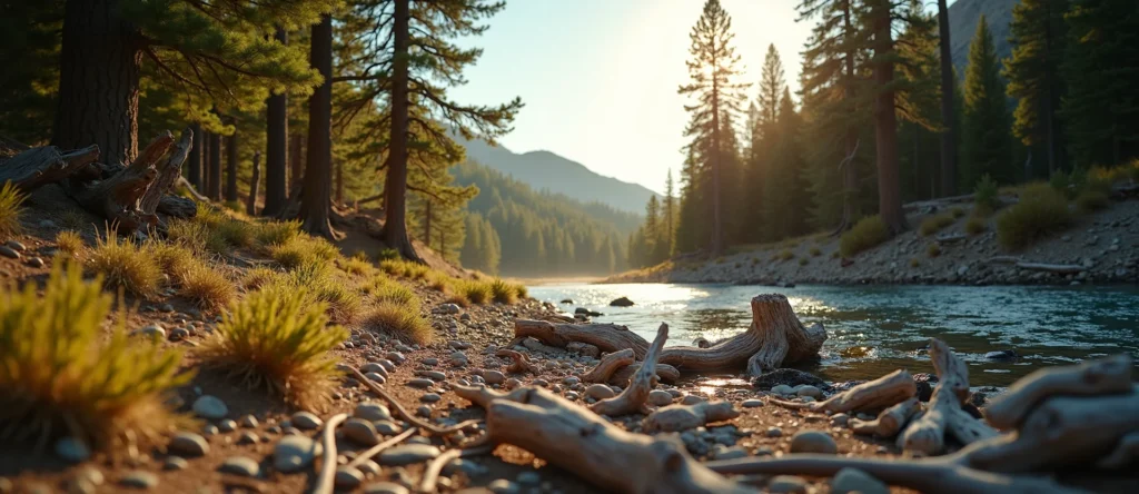Symbolizing Identity/Local: A local Manzanita Washoe Valley floor. - AI Generated