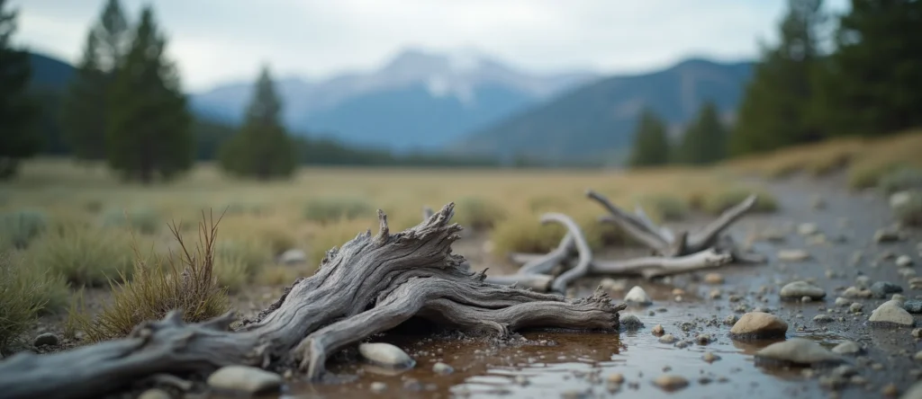 Symbolizing Identity/Local: A local Ponderosa Pine Sierra Nevada skyline. - AI Generated