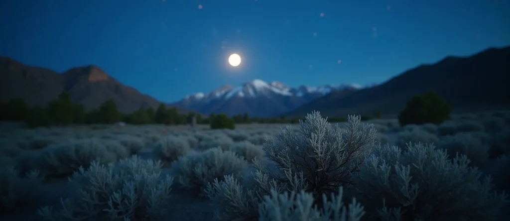 Symbolizing Identity/Local: A local Desert Peach Mt. Rose foothills. - AI Generated
