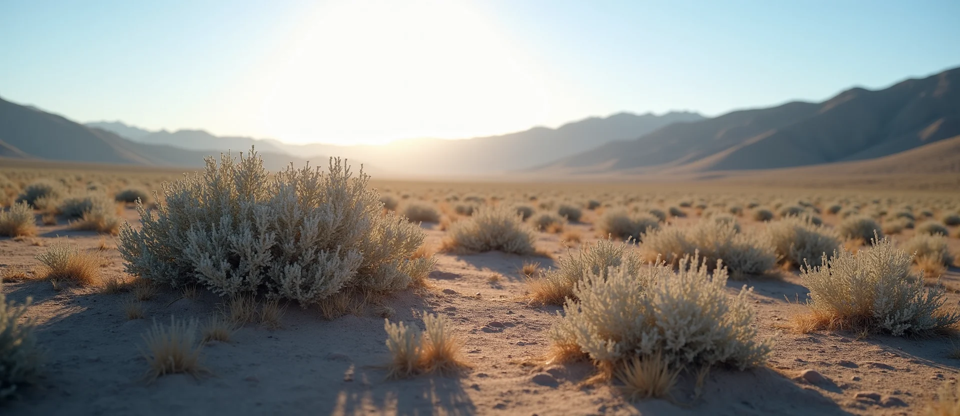 Symbolizing Identity/Local: A local Bitterbrush Washoe Valley floor. - AI Generated