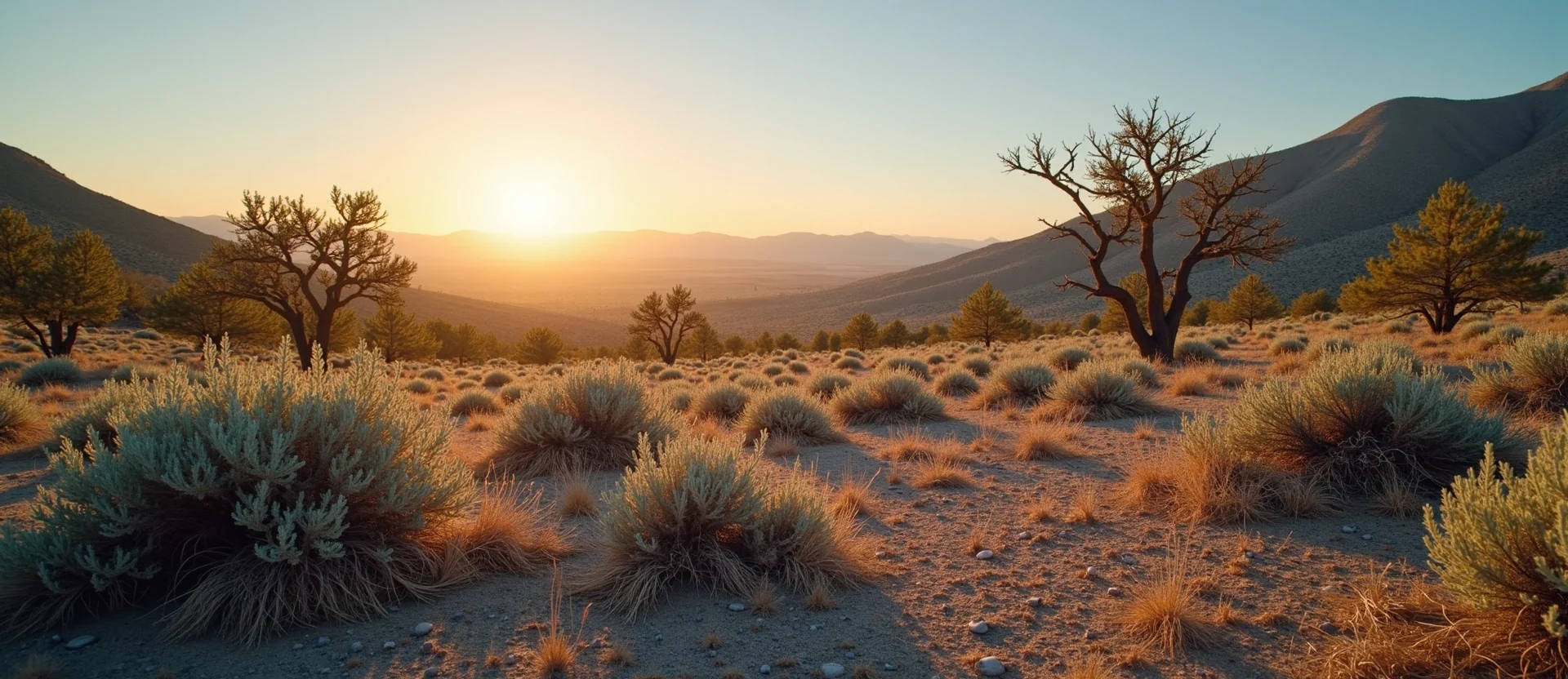 Symbolizing Identity/Local: A local Quaking Aspen High Desert vista. - AI Generated