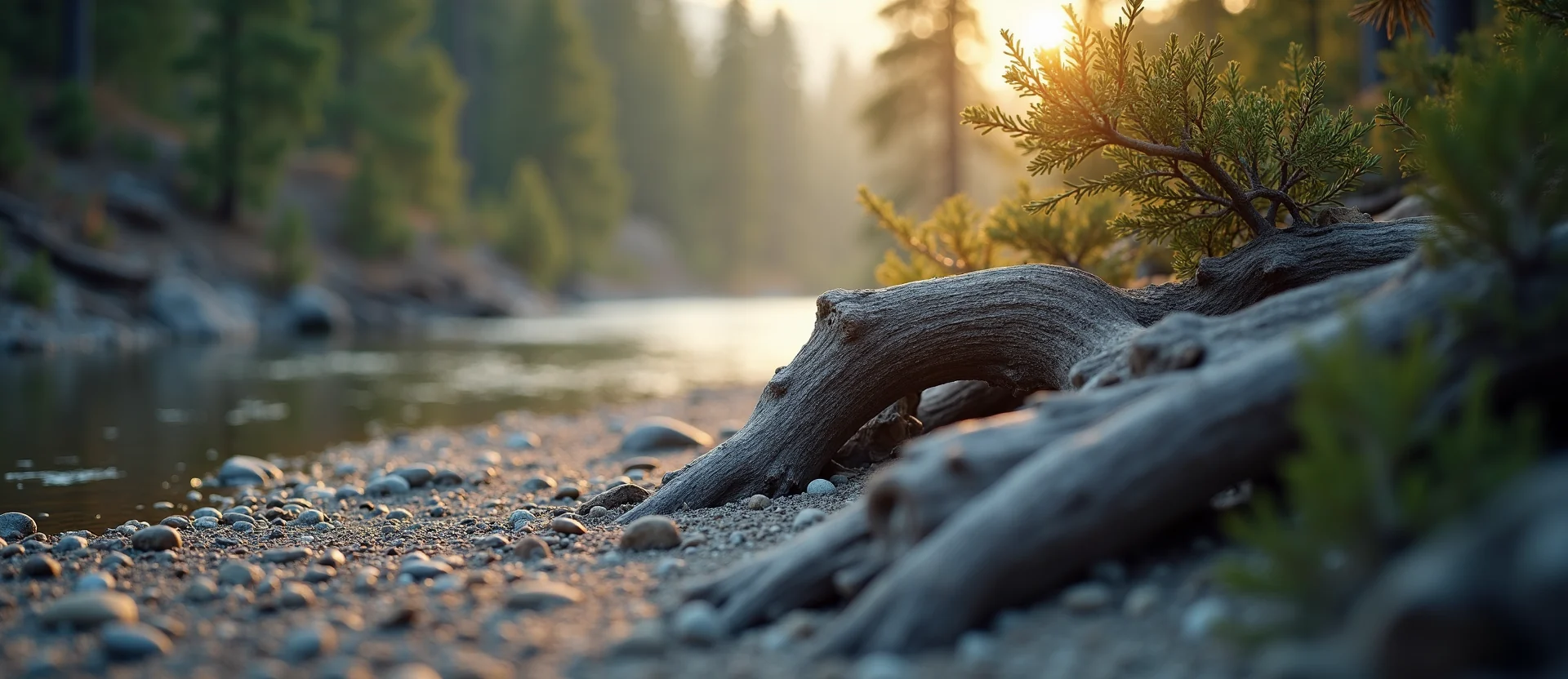 Symbolizing Growth/Resilience: A local Ponderosa Pine gnarled juniper roots. - AI Generated