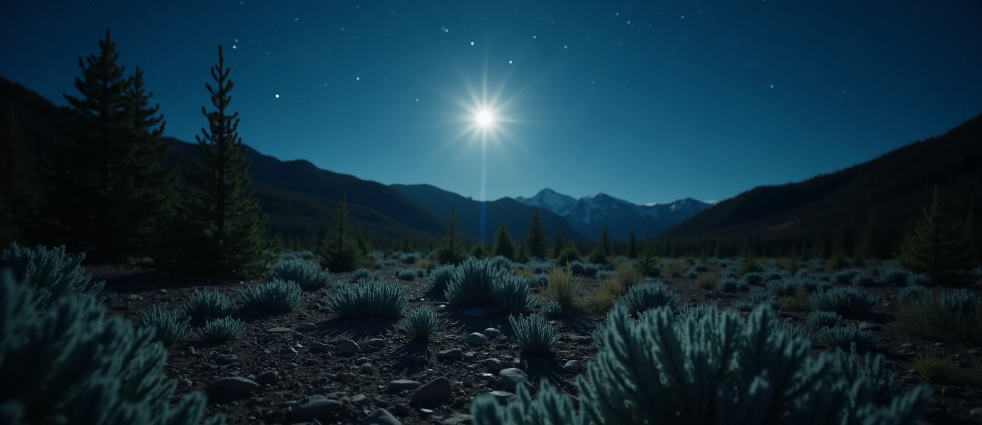 Symbolizing Identity/Local: A local Bitterbrush Washoe Valley floor. - AI Generated
