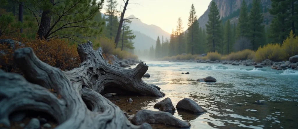 Symbolizing Growth/Resilience: A local Quaking Aspen gnarled juniper roots. - AI Generated