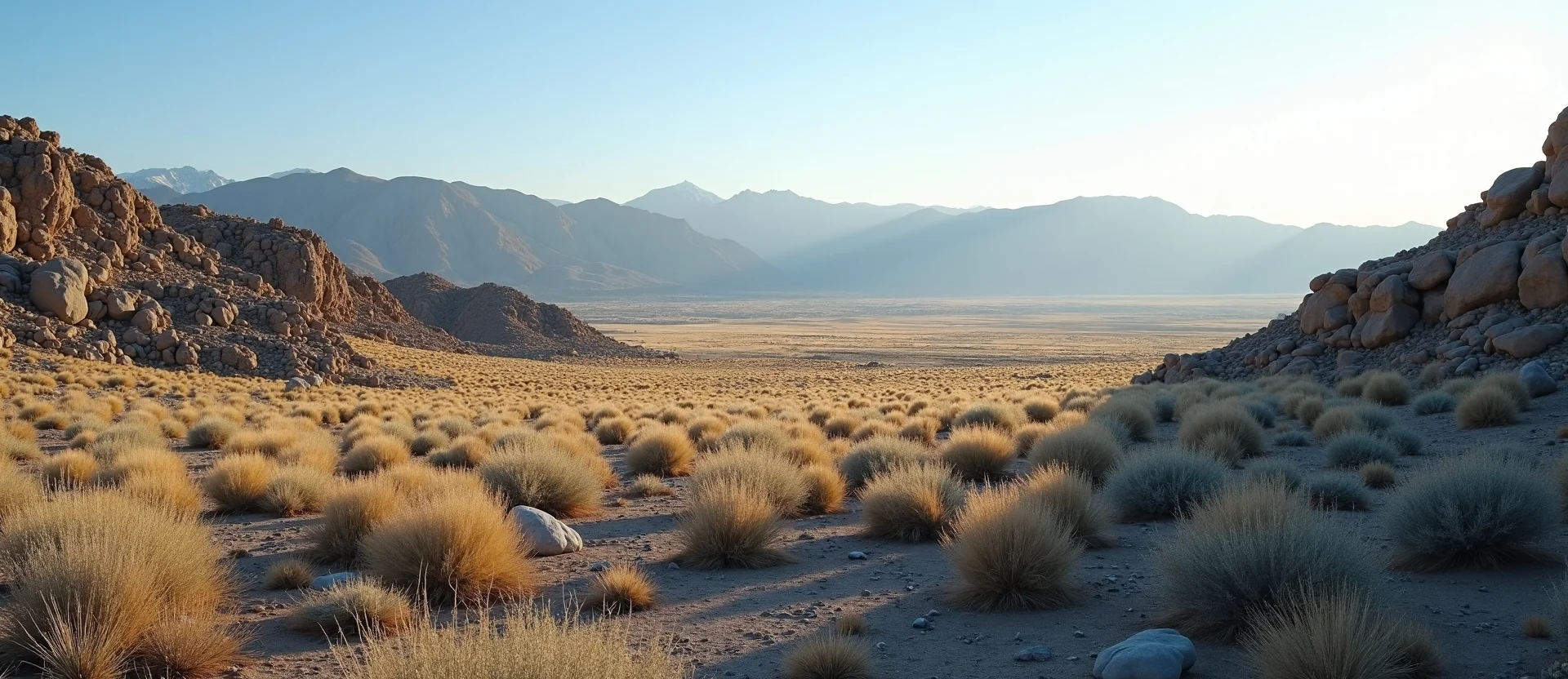 Symbolizing Identity/Local: A local Rabbitbrush Washoe Valley floor. - AI Generated
