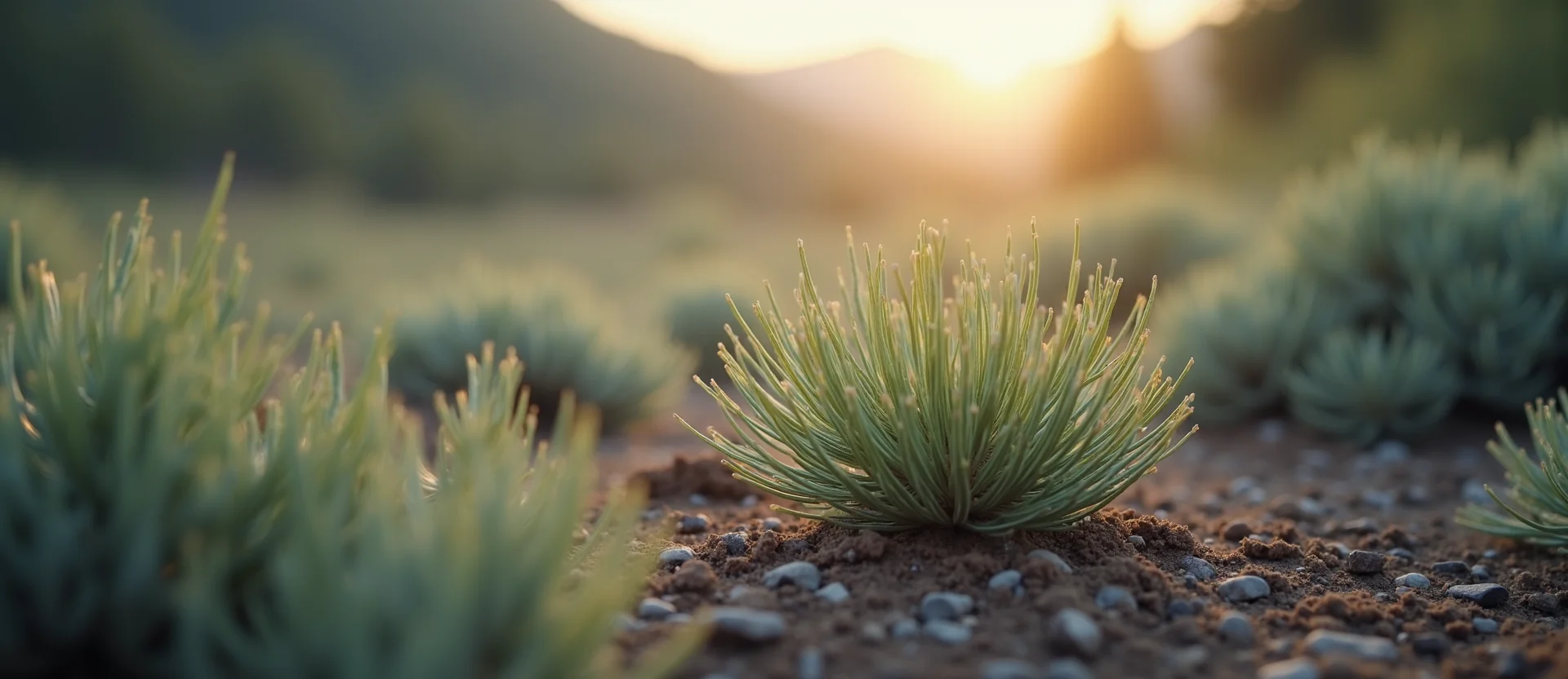 Symbolizing Seed/New Beginning: A local Sagebrush (Artemisia tridentata) single pine seed on dry earth. - AI Generated