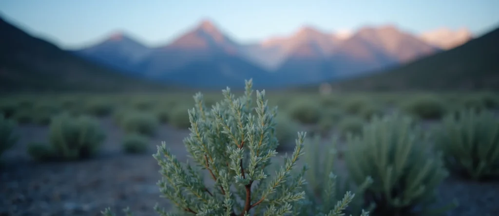 Symbolizing Identity/Local: A local Sagebrush (Artemisia tridentata) High Desert vista. - AI Generated