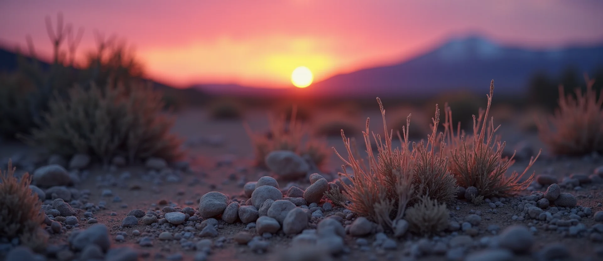Symbolizing Identity/Local: A local Rabbitbrush High Desert vista. - AI Generated