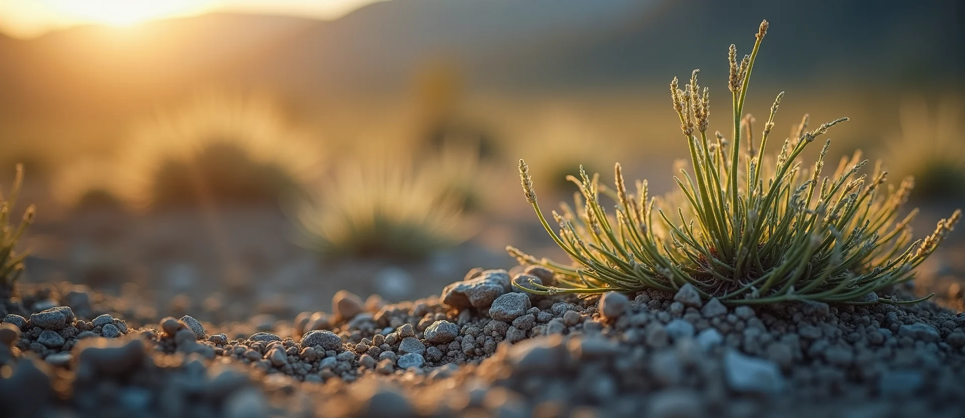 Symbolizing Seed/New Beginning: A local Sagebrush (Artemisia tridentata) sprouting sagebrush seedling. - AI Generated