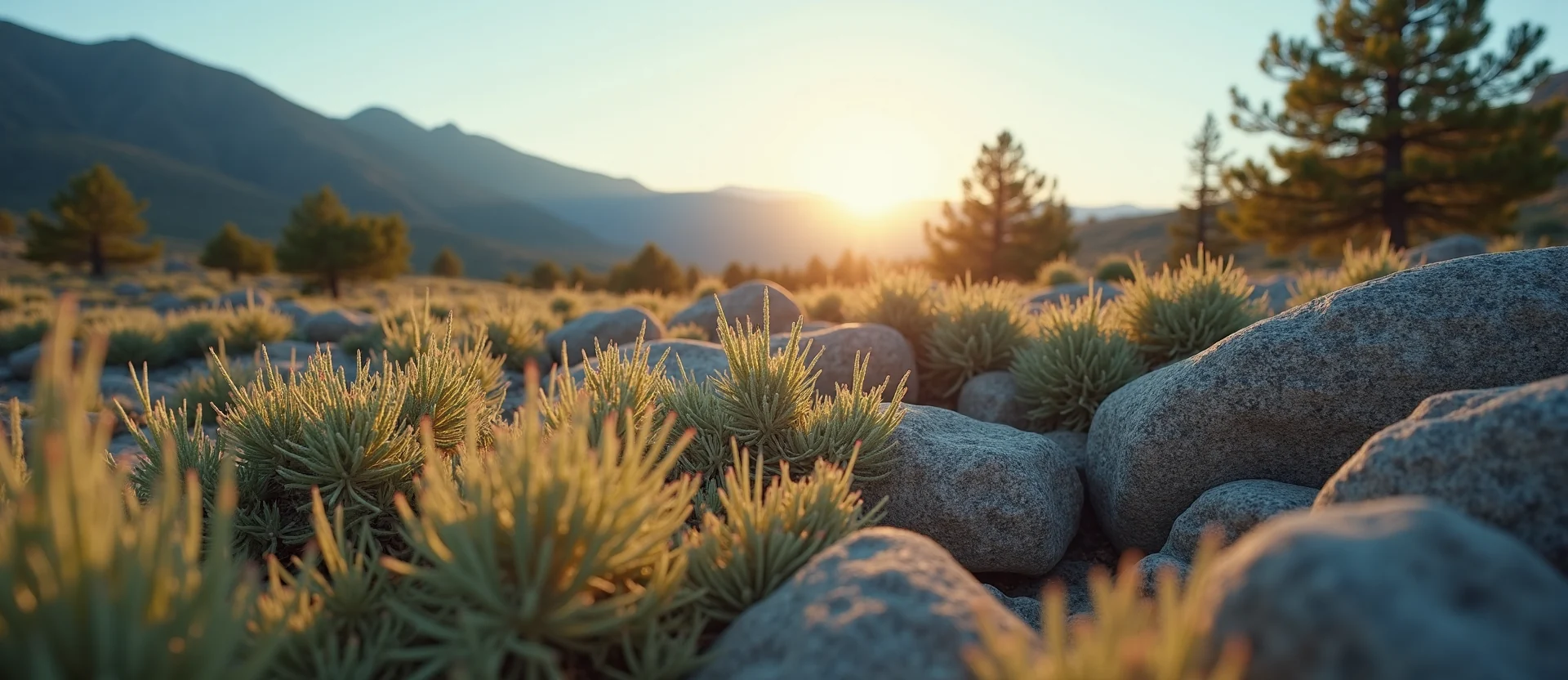 Symbolizing Identity/Local: A local Sagebrush (Artemisia tridentata) Mt. Rose foothills. - AI Generated