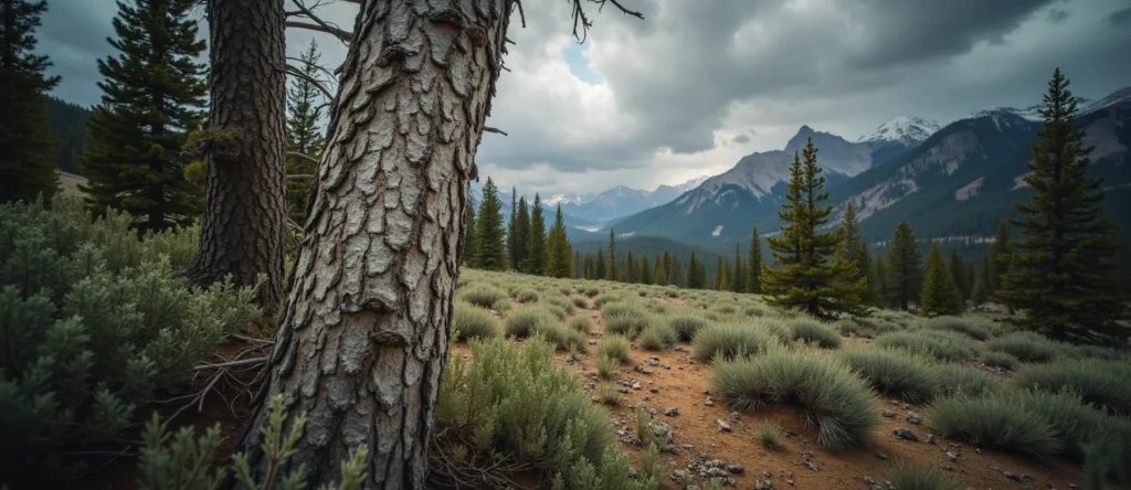 Symbolizing Growth/Resilience: A local Manzanita thriving aspen grove. - AI Generated