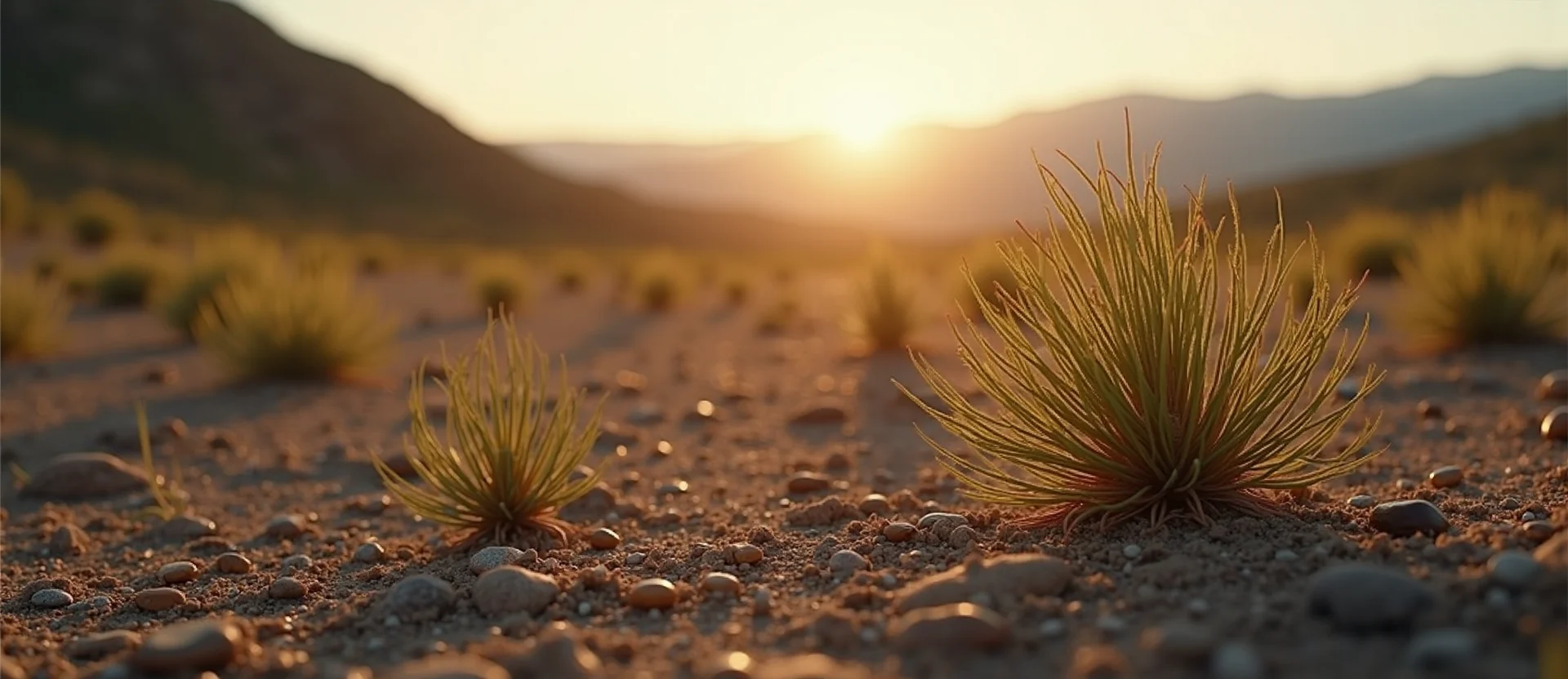 Symbolizing Seed/New Beginning: A local Sagebrush (Artemisia tridentata) single pine seed on dry earth. - AI Generated