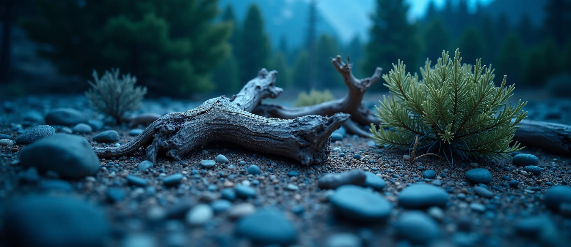 Symbolizing Growth/Resilience: A local Mountain Mahogany gnarled juniper roots. - AI Generated
