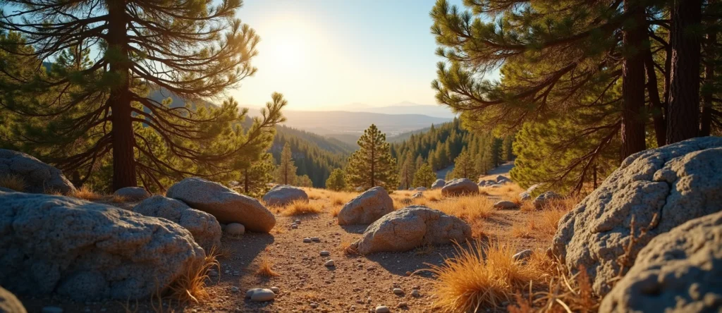 Symbolizing Identity/Local: A local Manzanita Washoe Valley floor. - AI Generated