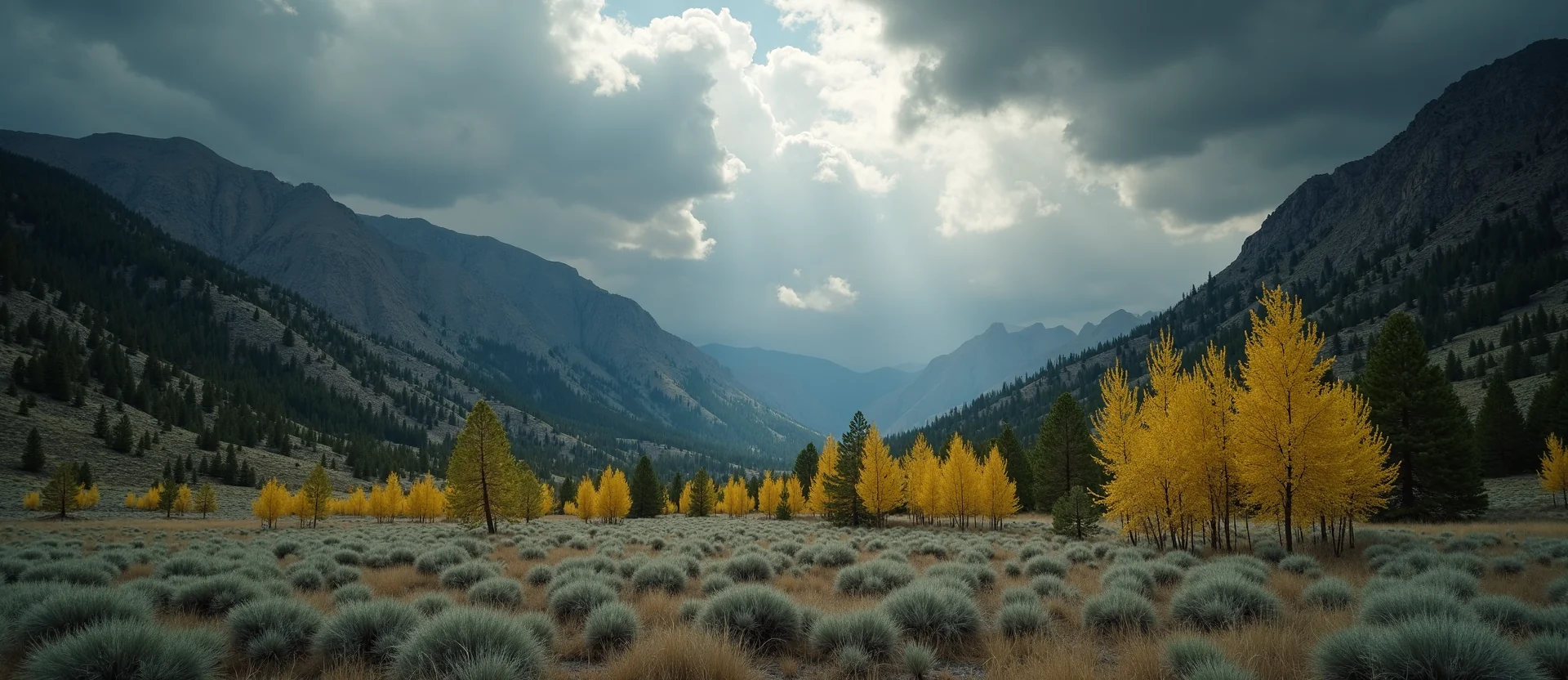 Symbolizing Identity/Local: A local Mountain Mahogany Washoe Valley floor. - AI Generated
