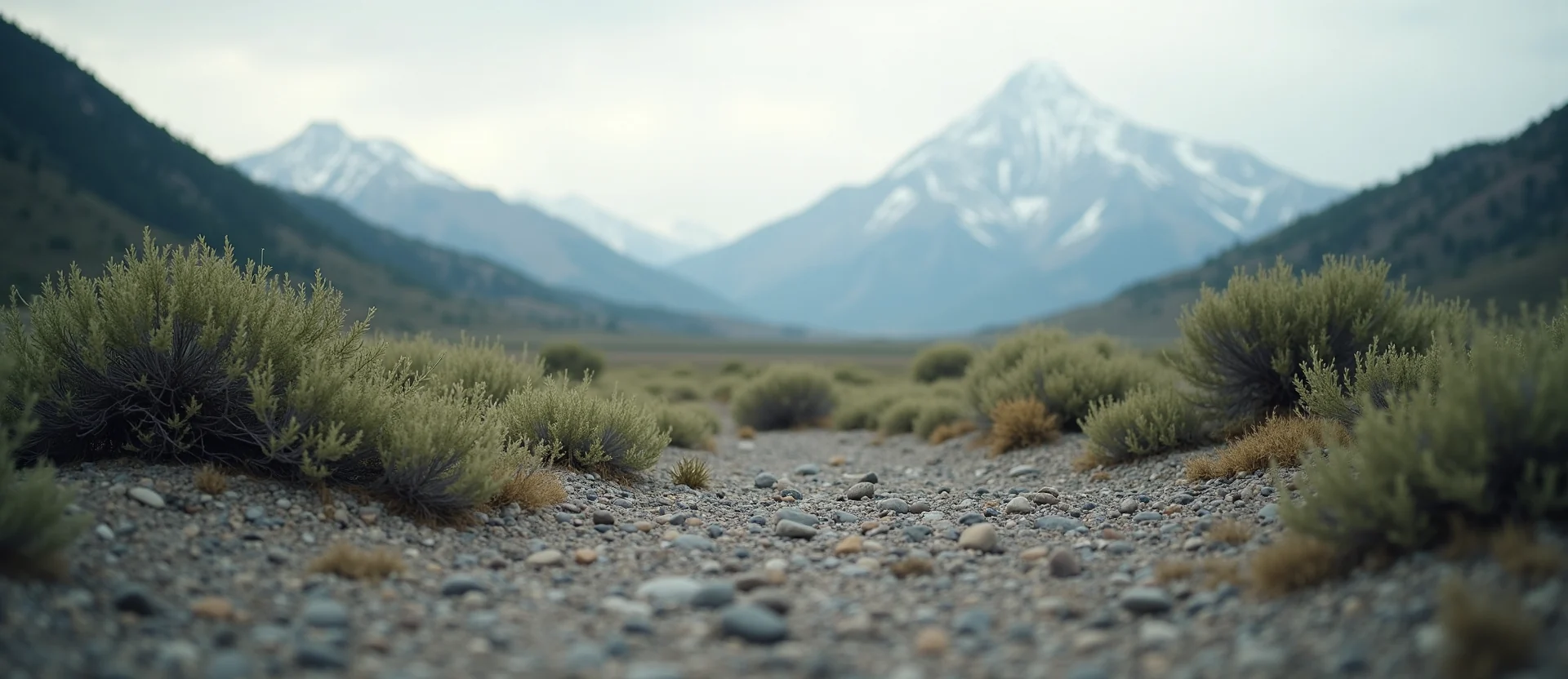 Symbolizing Stability/Peak: A local Sierra Juniper distant Sierra horizon. - AI Generated