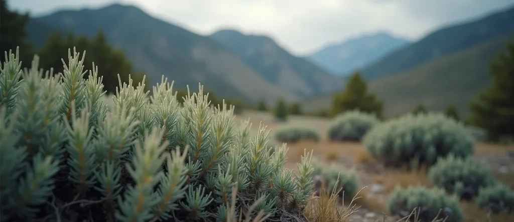 Symbolizing Identity/Local: A local Mountain Mahogany Mt. Rose foothills. - AI Generated